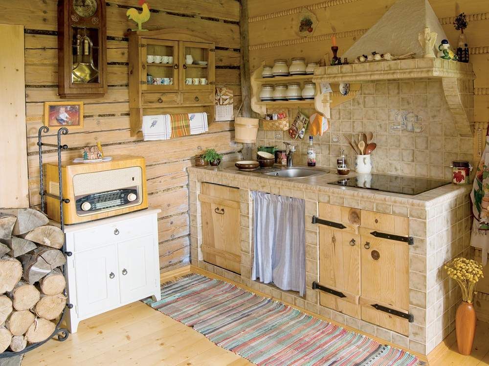 Маленькая Деревянная Кухня