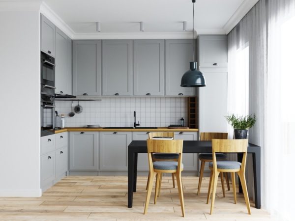Скандинавский стиль в интерьере кухни - идеи оформления дизайна